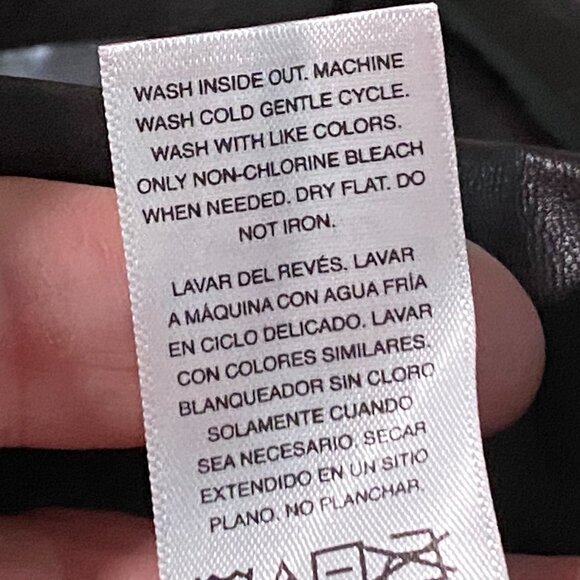 New Faux Leather Puff Sl. X Silhouette Button Up Whimsygoth Dark Romantic Top M - Picture 9 of 11